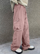 Baggy-Cargohose mit Reißverschlusstasche